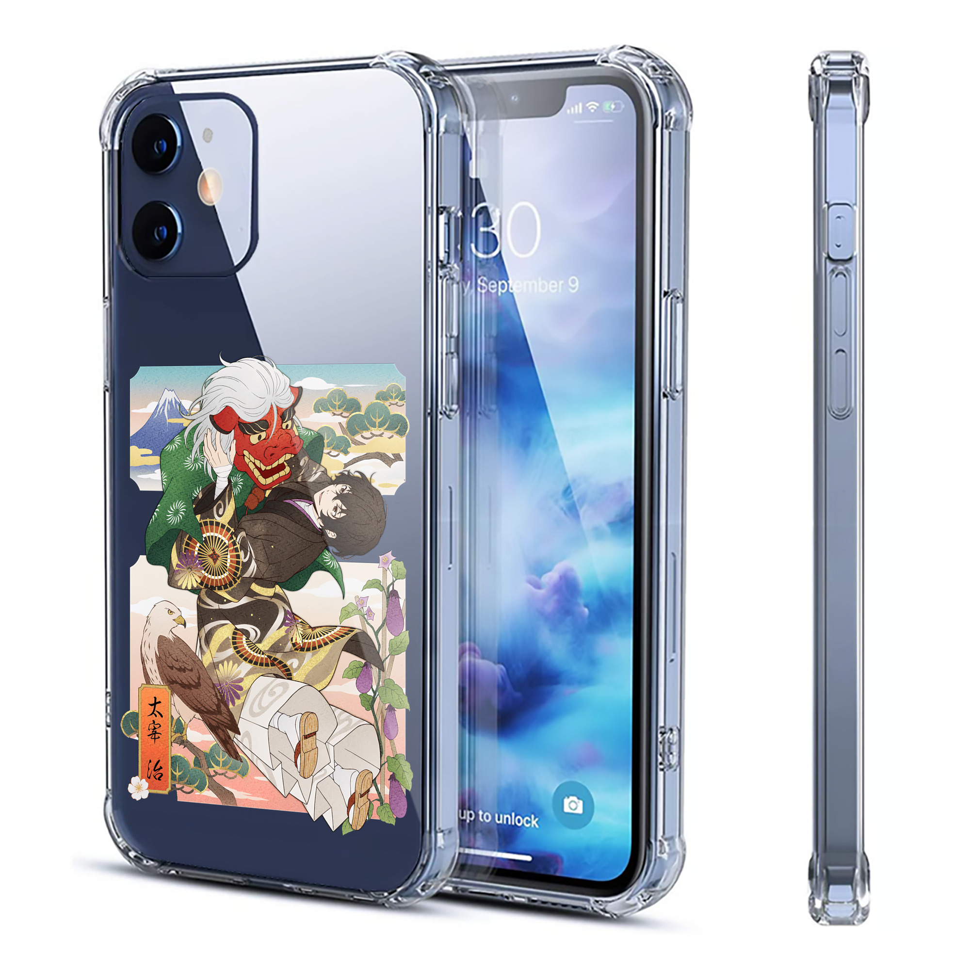 （画像用） 文豪ストレイドッグス Bungo Stray Dogs 【iPhone 12シリーズ対応】透明スマホケース（クリアソフトケース）